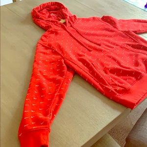 Stylish Red Nike hoodie